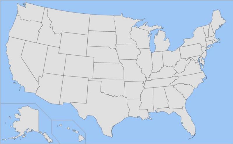 Risky Map Clicking Biggest Neighbor States Quiz By Sproutcm