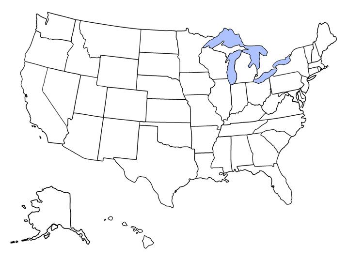 Us And Canada Map Quiz States Bordering Canada On A Map Quiz   By JustChris