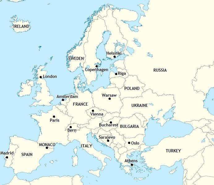 Map Of Europe Quiz Games Fix the Europe Map Quiz