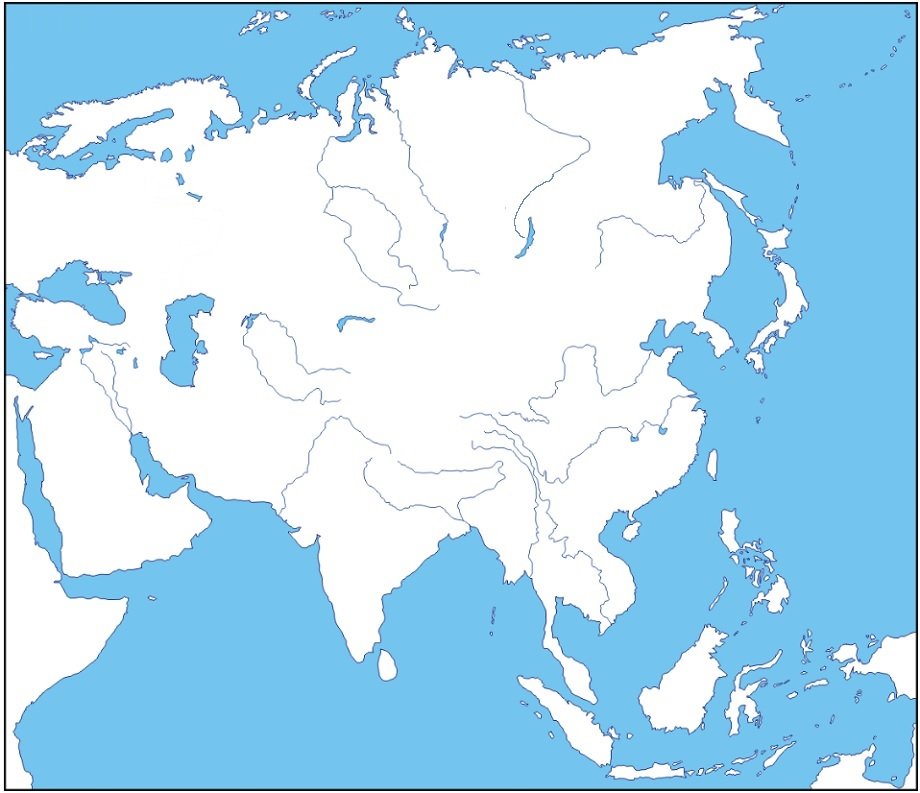 map of asia with rivers Find The Rivers Asia Quiz By Markassonne map of asia with rivers