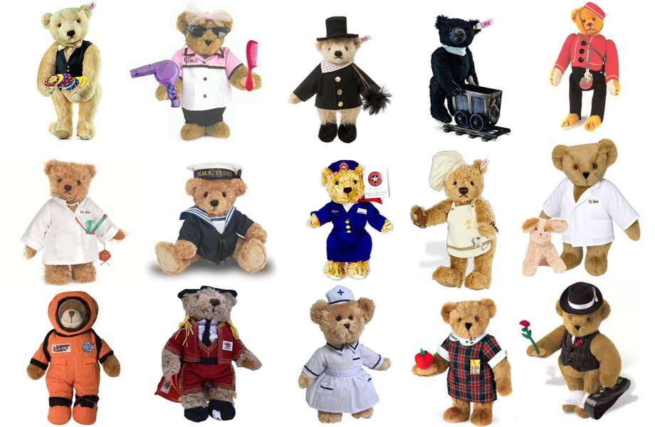 Jobs by Teddy Bears II Quiz