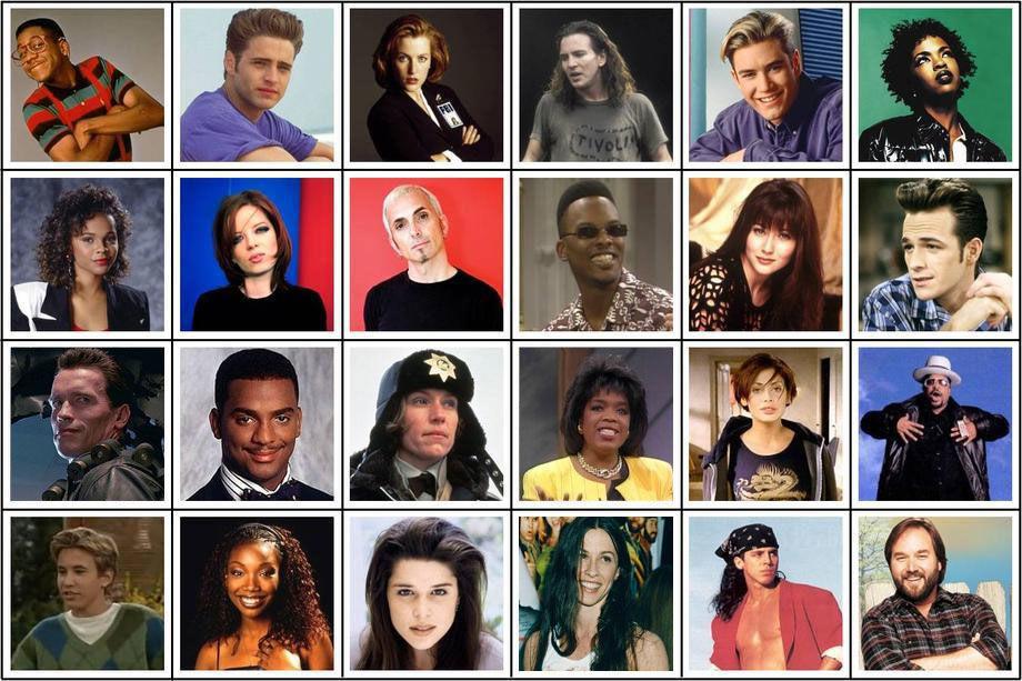 1990s Celebrity Field Guide Quiz