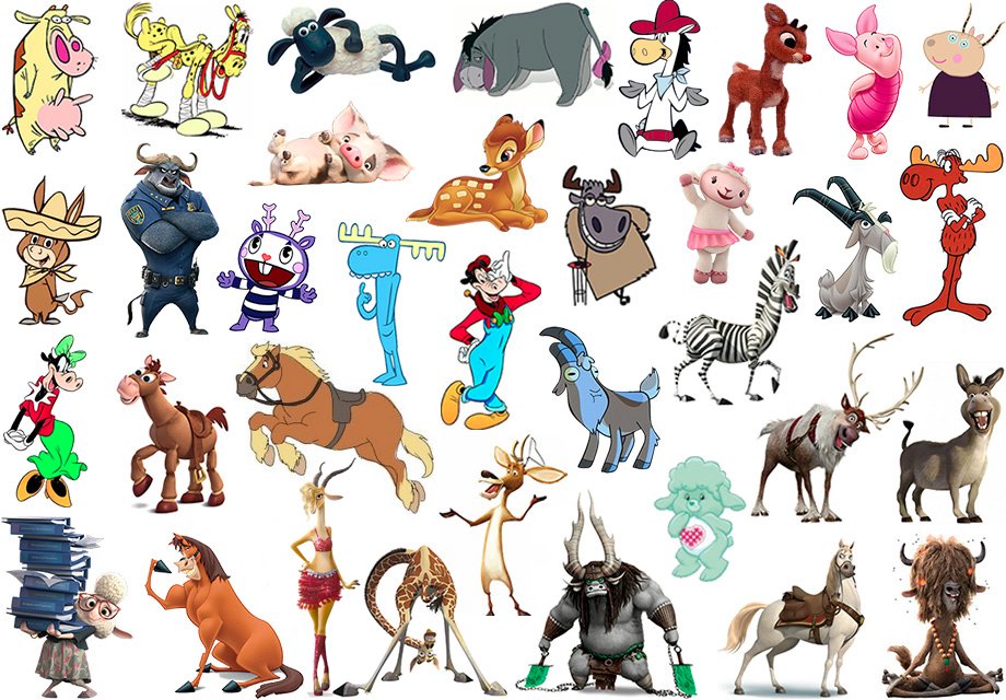 Find the Cartoon Ungulates Quiz