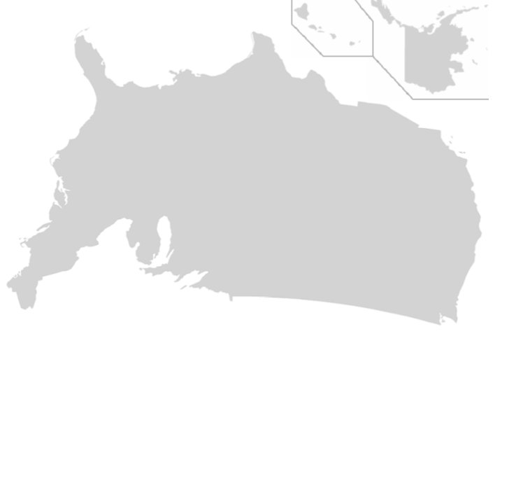 Upside Down US States No Outlines Minefield Quiz