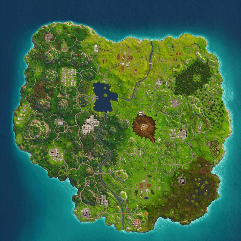 Fortnite Battle Royale Map (Season 4) Quiz